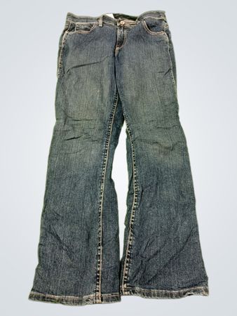 Damen Blaue Denim-Jeans