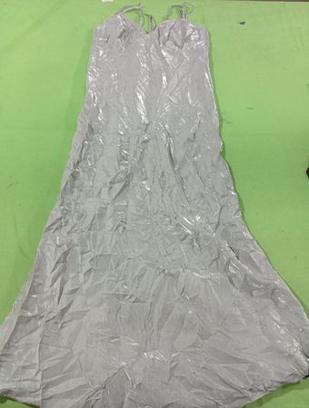 Wild Fable Silbernes Maxikleid