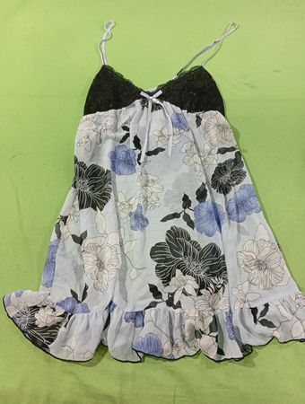 Apt. 9 Intimates Damen-Babydoll-Nachthemd mit floraler Spitze