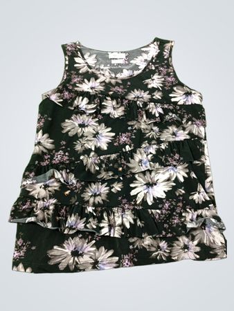 Van Heusen Damen-Top mit Blumenmuster, ärmellos