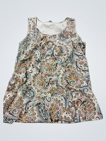 ROZ & ALI Paisley-Print Ärmelloses Top