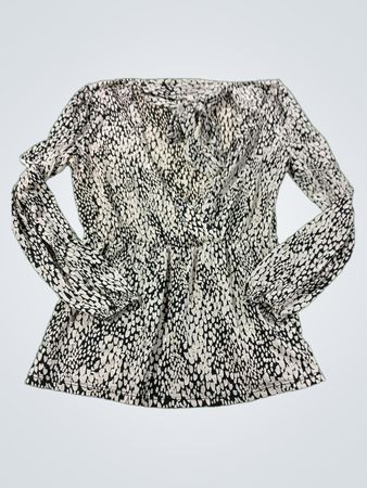 Morgan Langarm-Bluse mit Print