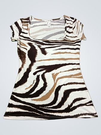 Venus Zebra-Print-T-Shirt