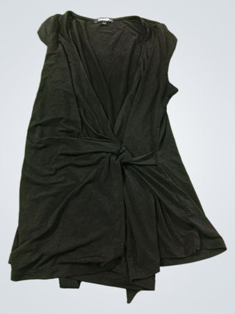 George Black Twist-Front ärmelloses Top