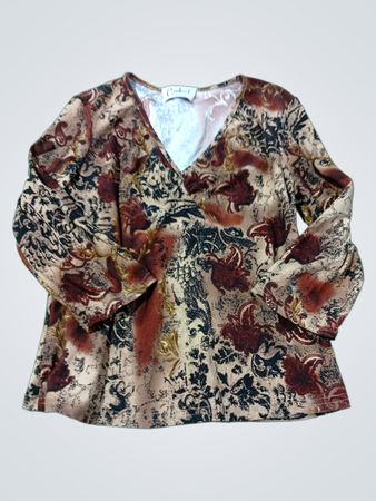Carducci Damenbluse mit Blumenmuster