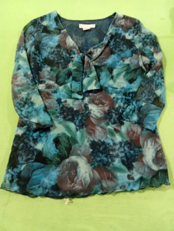 Bianca Nygård Floral Print Mesh Top