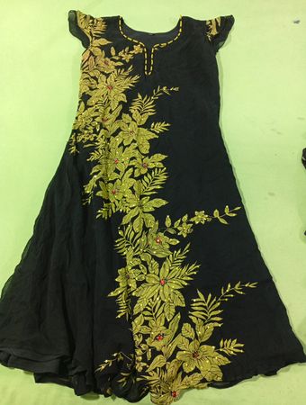 Robe maxi non marquée à imprimé floral