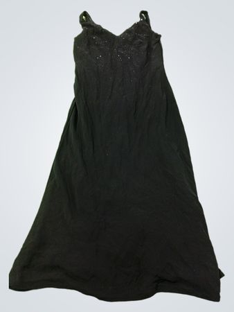 Jones New York schwarzes Maxikleid
