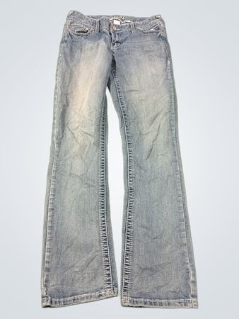 Maurice's Damen-Jeans in heller Waschung mit Bootcut-Schnitt