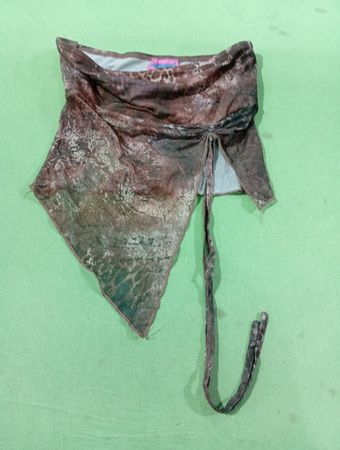Selbstwertgefühl brauner Druck asymmetrisches Tube-Top