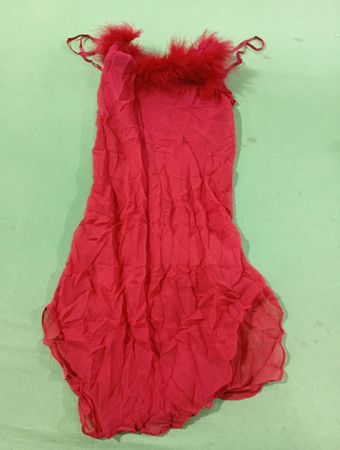 Magic Silk 100% Seidenrotes Kleid