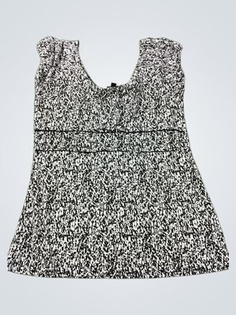 Nine West Schwarzes und weißes gemustertes Oberteil