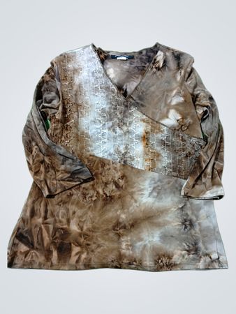 Only Nine Tie-Dye Langarmtop
