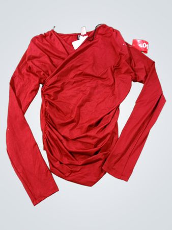 Divided von H&M Langärmeliges gerafftes Oberteil