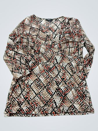 Alfani Women's Long Sleeve Printed Top
