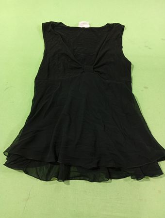 BYER California schwarzes ärmelloses Top