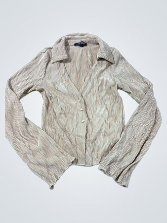 Forever 21 Plissiertes Langarm-Oberteil