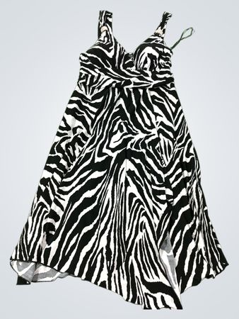 MAJORA Kleid mit Zebra-Muster