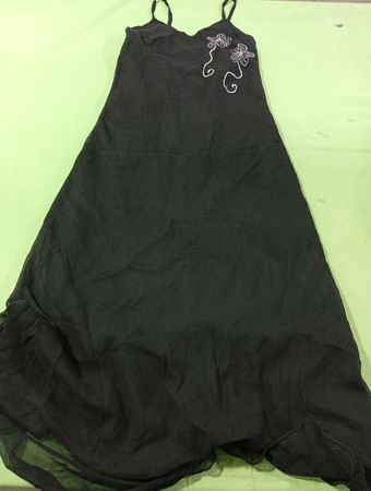 Hokus Pokus Schwarzes Blumenkleid