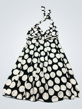 Polka-Dot-Trägerkleid