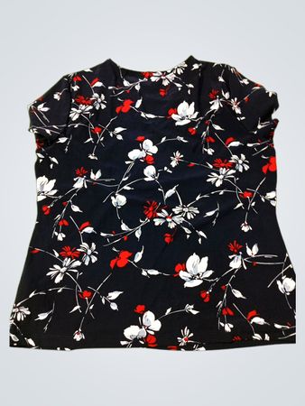 Chaps Oberteil mit Blumenmuster und V-Ausschnitt