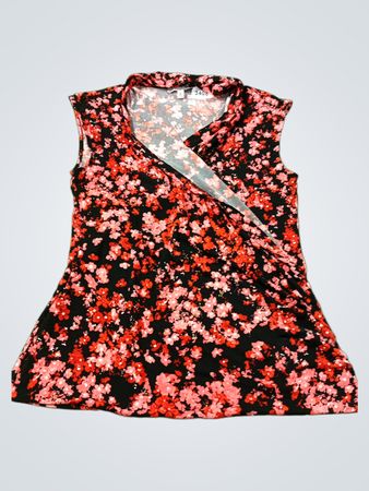 CHAUS Oberteil mit Blumenmuster, ärmellos