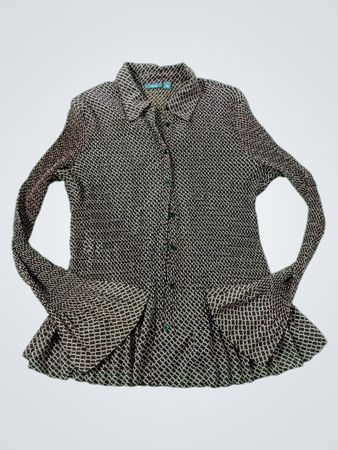 Apt.9 Women's bedrucktes Langarmshirt