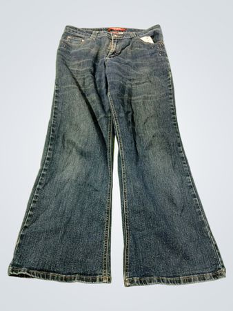 CosyJeans Damen Blaue Denim Schlagjeans