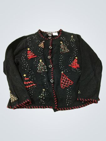 Studio Fa La La Weihnachtsbaum-Cardigan