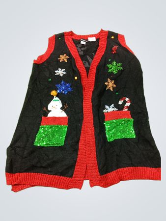 Blizzard Bay Damen „Merry and Bright“ hässliche Weihnachts-Pullunderweste