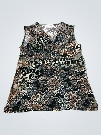 ZOONI COLLECTION Damen ärmelloses Wickeloberteil