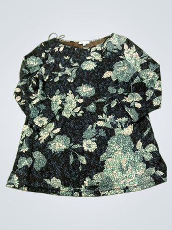 Pippan Women's Floral Print Long Sleeve Top