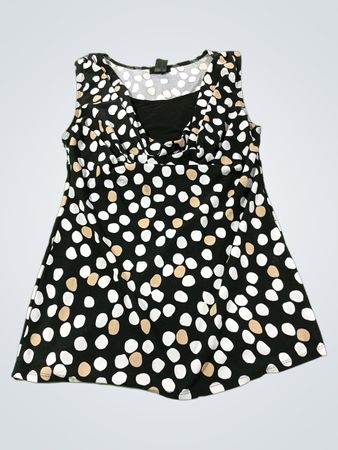 F.L.P. Ärmelloses Top mit Polka-Dots