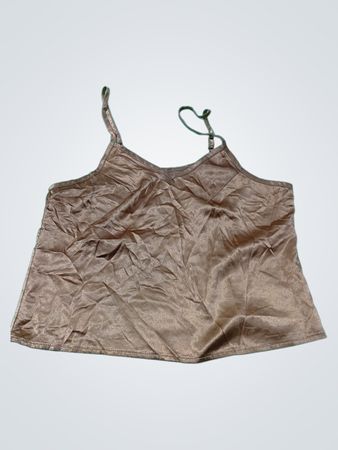 Brauner Satin-Camisole