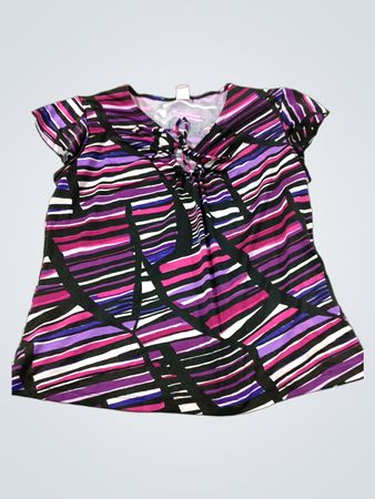 Bobbie Brooks Women's bedrucktes Kurzarm-Oberteil