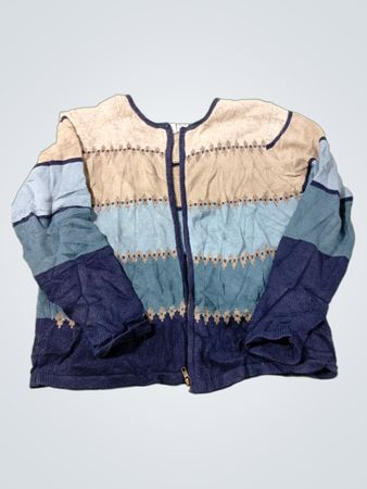 Jenny Buchanan Gestreifter Strickcardigan