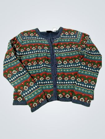 Paul Harris Design Fair-Isle-Strickjacke