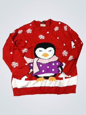 Frohe Weihnachten Pinguin-Pullover