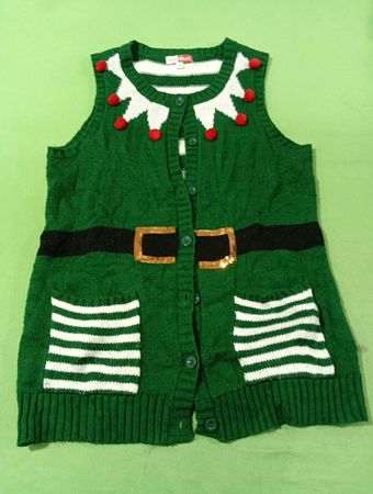MerryWear Elf-Kostüm Strickweste