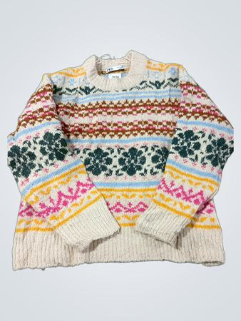 Zara Fair Isle Strickpullover
