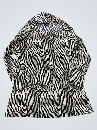 ND Zebra-Print Langarmshirt