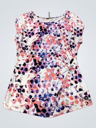 Amanda Green Damen bedrucktes Tunika-Oberteil