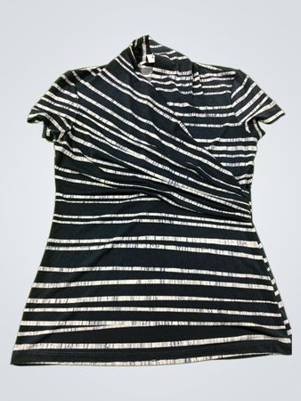 DKNY Gestreiftes kurzärmliges Oberteil