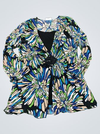 Fashion Bug Damenbluse mit Blumenmuster