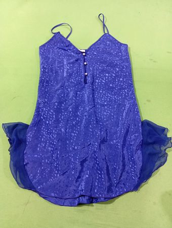 Queentex Blue Slip Dress