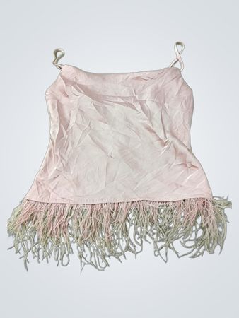 Blu Pepper Pink Federbesatz Cami-Top