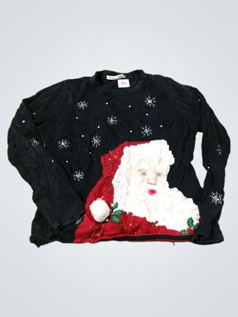 Carly St. Claire Santa Weihnachts-Pullover