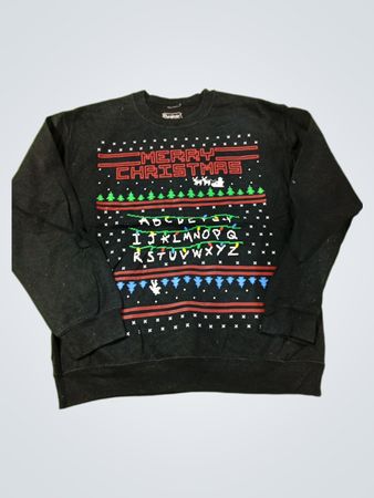 Frohe Weihnachten Alphabetlichter Hässlicher Weihnachtspullover