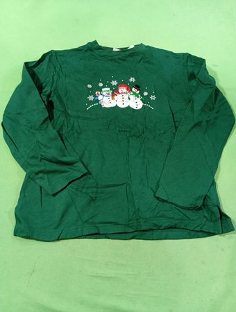 Editions Holiday Schneemann-Grafik Langarmshirt