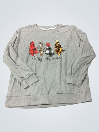 Grau Frohe Weihnachten Sweatshirt